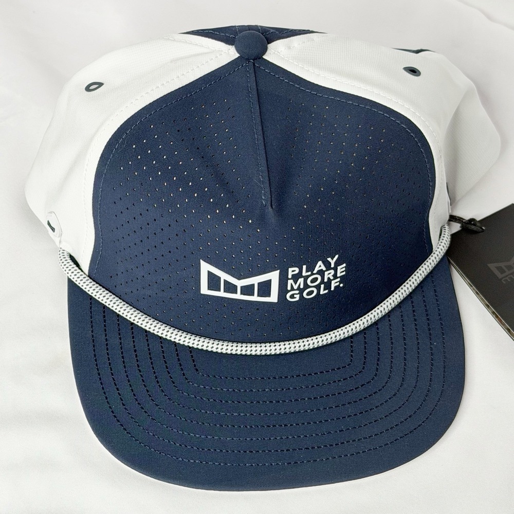 Melin Snapback Golf Hat Cap Navy Blue White Coronado Hydro Links Play More Golf